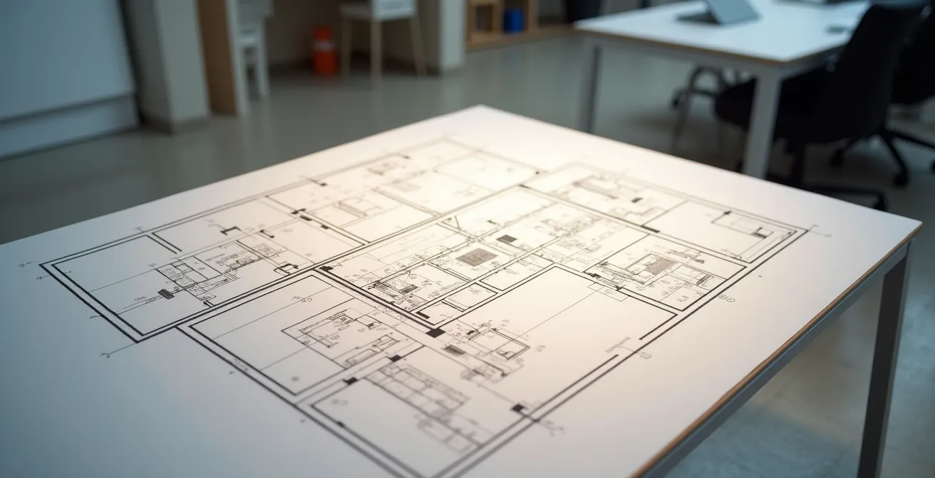 Plan technique d'installation électrique avec composants détaillés